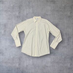 Yellow & Blue Pinstripe Button Up